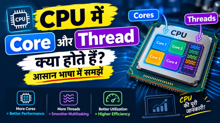 CPU में Core और Thread क्या होते हैं? आसान भाषा में समझें