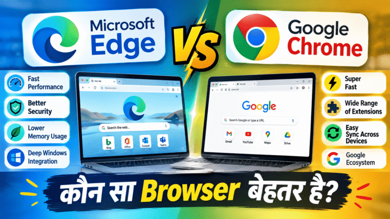 Microsoft Edge vs Google Chrome: कौन सा Browser बेहतर है?