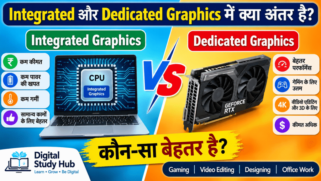 Integrated और Dedicated Graphics में क्या अंतर है?